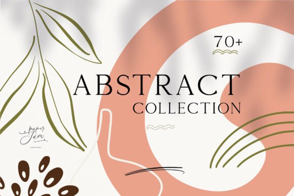 Abstract. Floral and Shapes Collection Graphics and Illustrations Review
