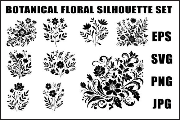 Botanical Floral SVG Bundle: Graphics and Illustrations Review