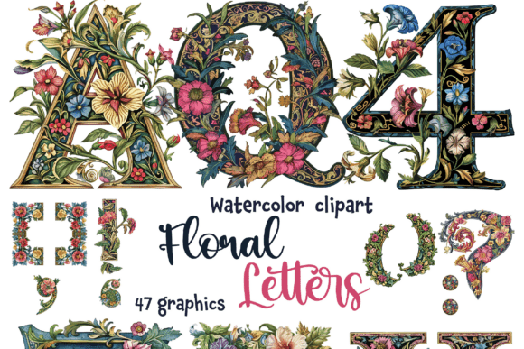 Floral Alphabet Clipart Illuminated: A Designer’s Review