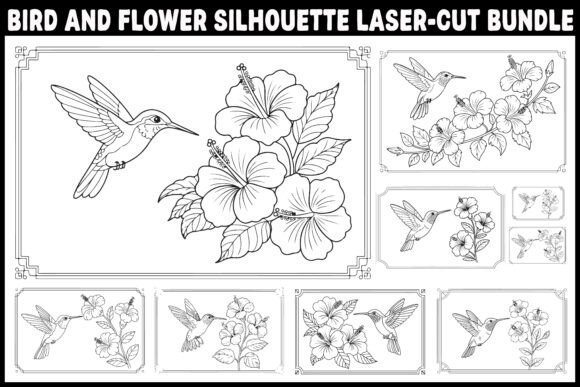 Intricate Floral Laser Cut SVG Bundle: Graphics and Illustrations for Real Projects