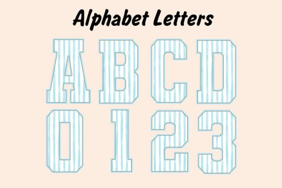 Light Blue Alphabet Vintage Floral Png1 Graphics and Illustrations Review